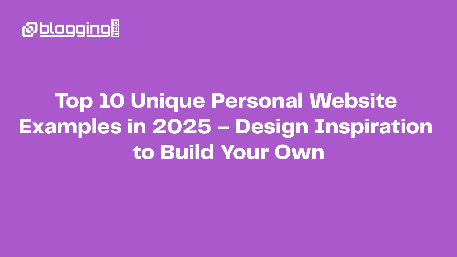 10 personal website